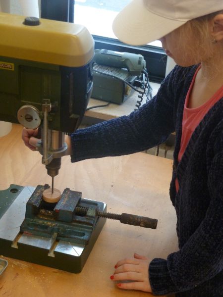 Holzauto Grundschule Heuchelhof