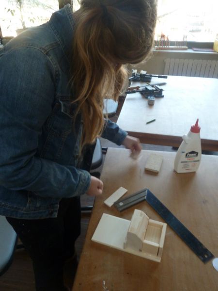 Holzauto Grundschule Heuchelhof