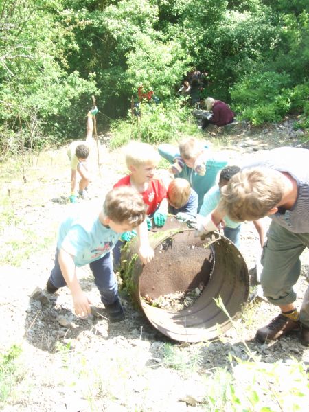 Ganztagsschule Heuchelhof Müllsammelaktion