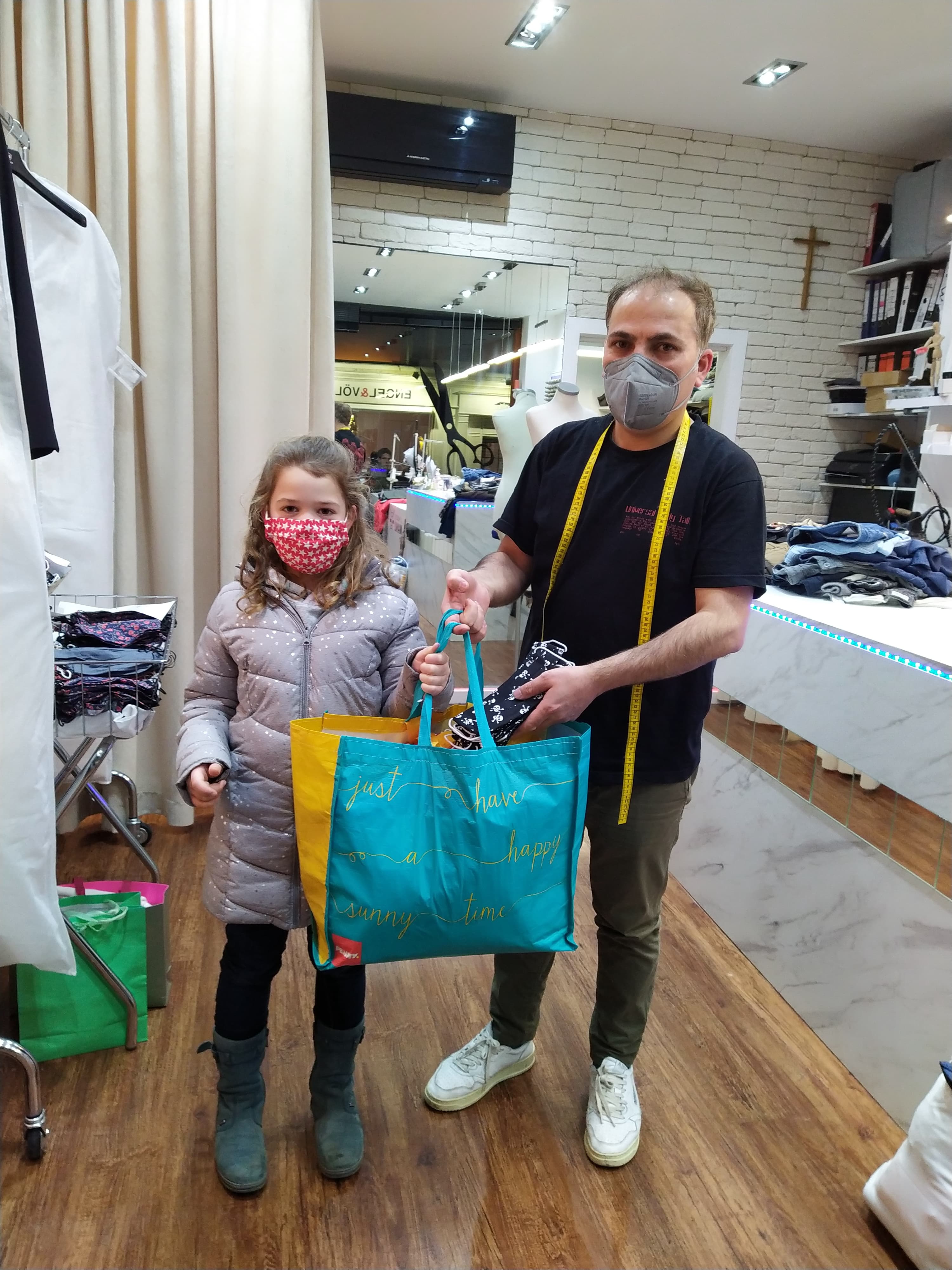 Grundschule Heuchelhof Maskenspende